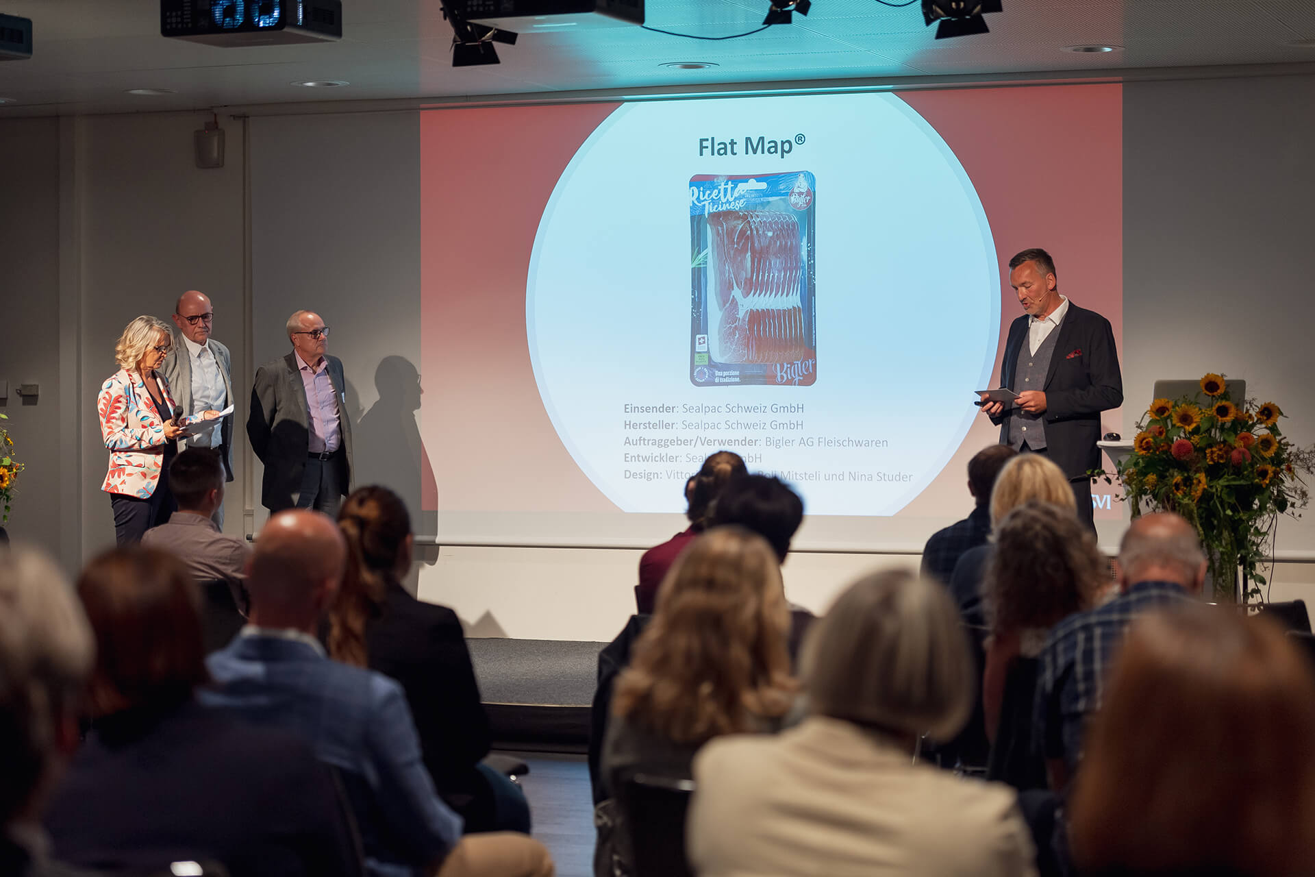 Fotografia mostrando envase FlatMap®