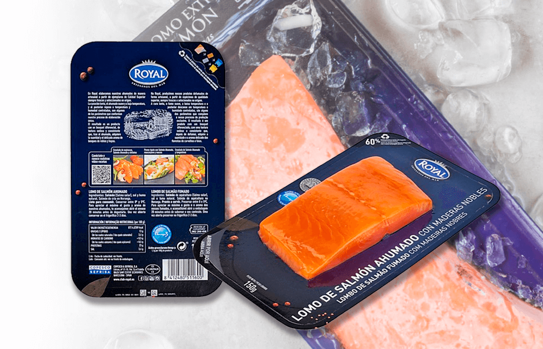 Envase salmón Royal